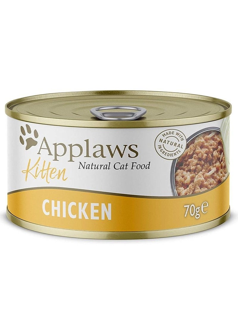 Applaws Chicken Kitten Food 70g Pack of 12 - Image 1