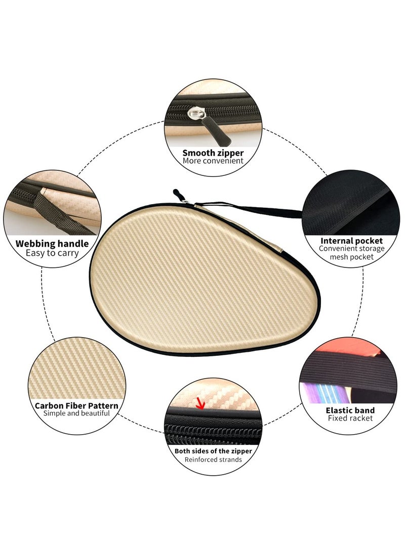 Generic - Ping Pong Paddle Case, Table Tennis Racket Pocket Table Tennis Racket Cover Hard Shell Ping Pong Portable Storage Bag for Carry & Protect Ping Pong Paddle Drop-resistant and Durable - Image 1