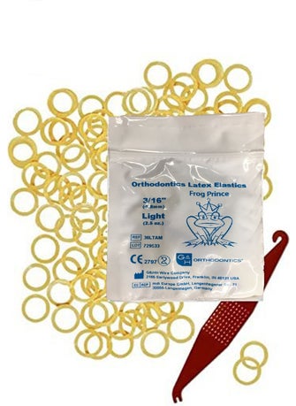 Braces Elastic (With Attachment Tool) - Intraoral Elastic 3/16 Light 2,5oz 4.8mm 100 Pieces - pzsku/Z7A7A40B33D649B988AF9Z/45/_/1730492039/9a0e80ad-f49e-45df-ac22-229795f56e46