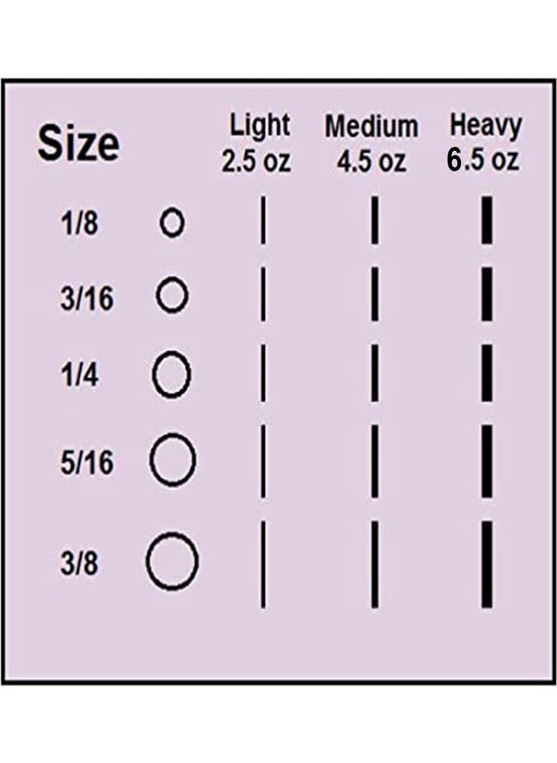 Braces Elastic (With Attachment Tool) - Intraoral Elastic 3/16 Light 2,5oz 4.8mm 100 Pieces