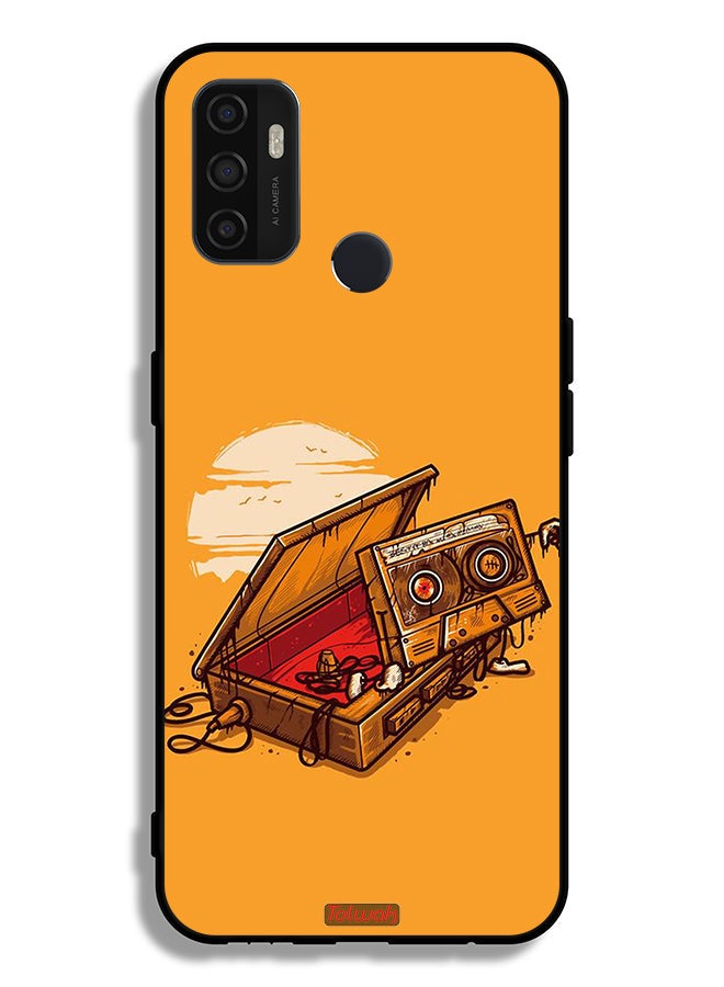 Tolwak Oppo A33 (2020) Protective Case Cover Cassette And Tape Art - Image 2
