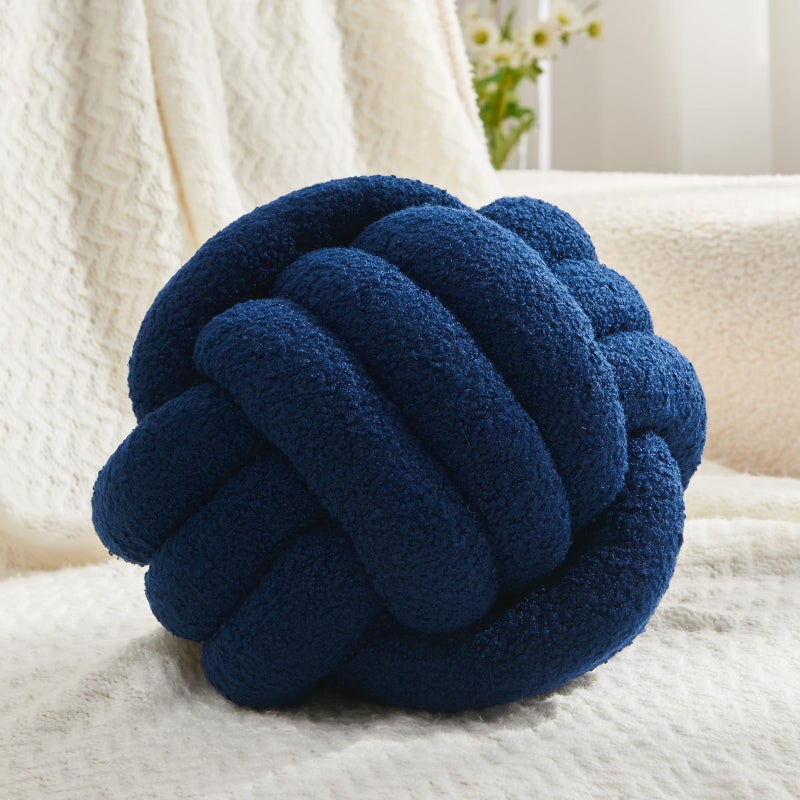 Petrella Betrella Knot Ball Ball Rowing Conting الوسائد منزل ديكور وسادة جمالية جمالية - Image 1