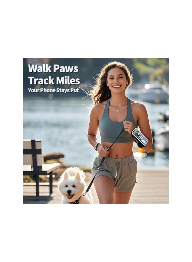 Green Tiger Phone Holder for Running, Wristband Frearm Band for iPhone Pro Max Plus SE (16/15/14/13/12/11/X/XR) Galaxy S24/S23/S22/S21, Waterproof Running Accessories with Adjustable Strap & Card Slot - Image 4