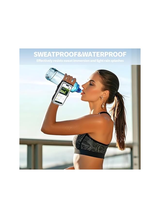 Green Tiger Phone Holder for Running, Wristband Frearm Band for iPhone Pro Max Plus SE (16/15/14/13/12/11/X/XR) Galaxy S24/S23/S22/S21, Waterproof Running Accessories with Adjustable Strap & Card Slot - Image 5