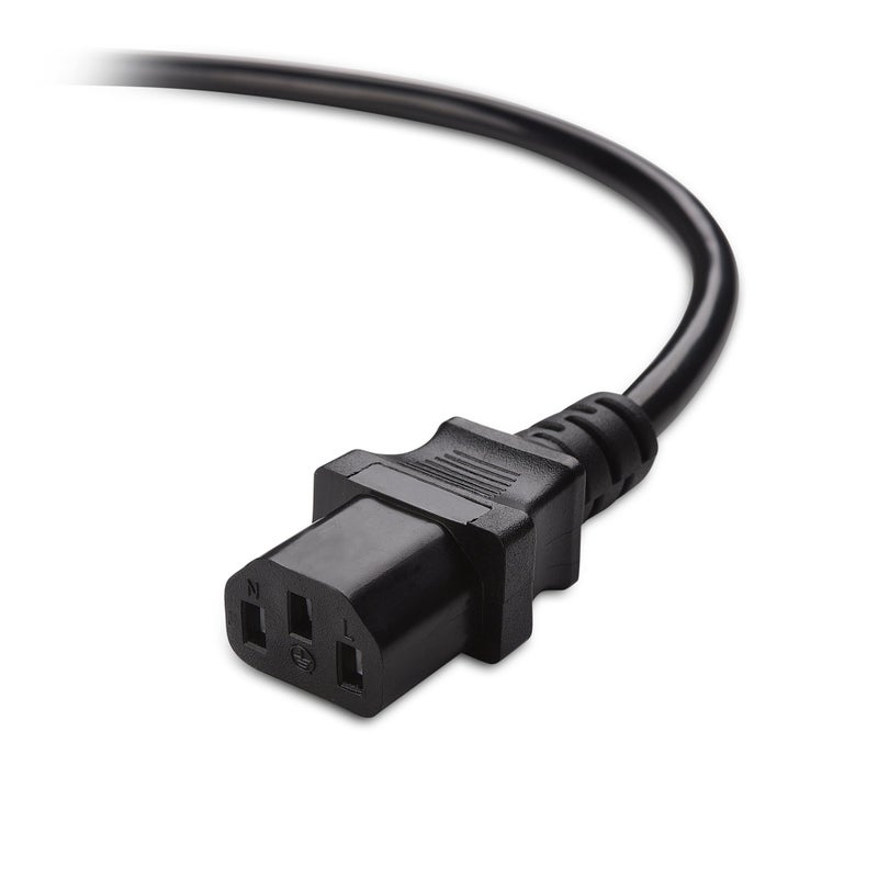Cable Matters كابل ماترز 2-باك كابل تمديد طاقة الكمبيوتر إلى وحدة توزيع الطاقة، كابل تمديد طاقة 6 قدم (IEC C14 إلى IEC C13 كابل طاقة PDU) - Image 4