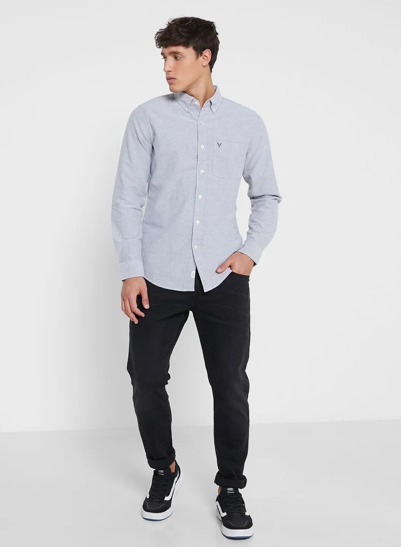 American Eagle Essential Oxford Slim Fit Shirt