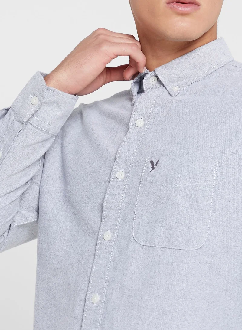 American Eagle Essential Oxford Slim Fit Shirt