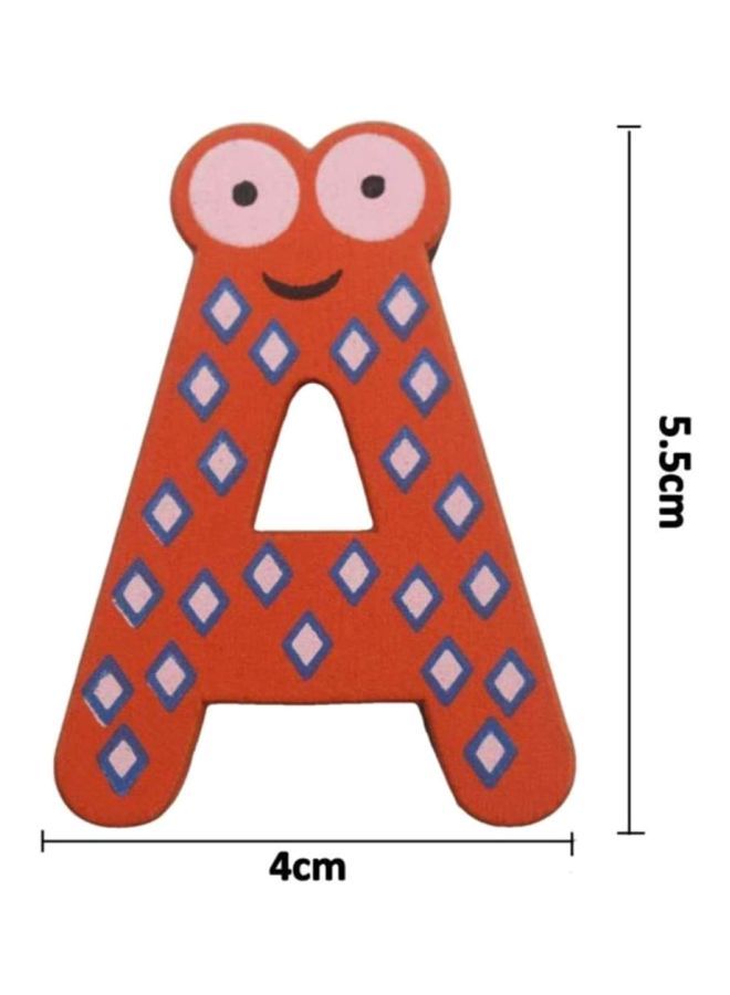 NIBEMINENT 26-Piece Capital Letters Magnet Educational Toy - Image 4