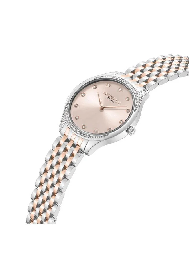 كينيث كول نيو يورك Chelsea Women's 36mm Quartz Watch with Rose Gold Dial & Two-tone Stainless Steel Bracelet