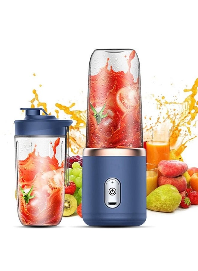 EONLINE Juicer Blender Cup USB Rechargeable Electric Plastic Mini Portable Juice Mixer - Image 4