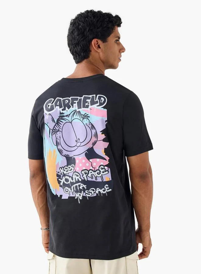 سبلاش فيڤ تيشيرت جارفيلد بأكمام قصيرة ورقبة دائرية