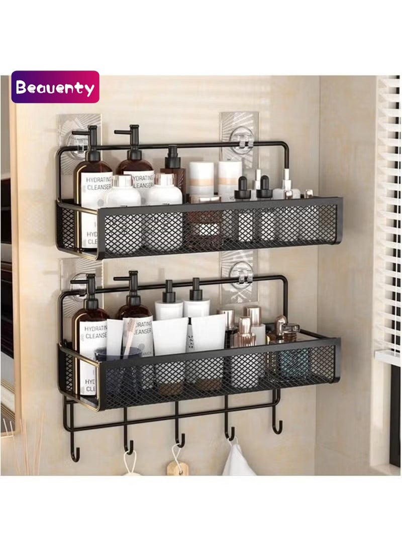 بيوينتي 2 حزمة الدش حامل الرفوف المنظم - Image 1