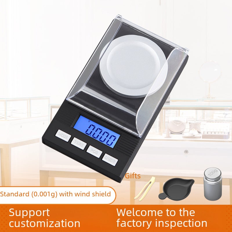 Precision 0.001g Mini Pocket Jewelry Scale 100g/0.001g 