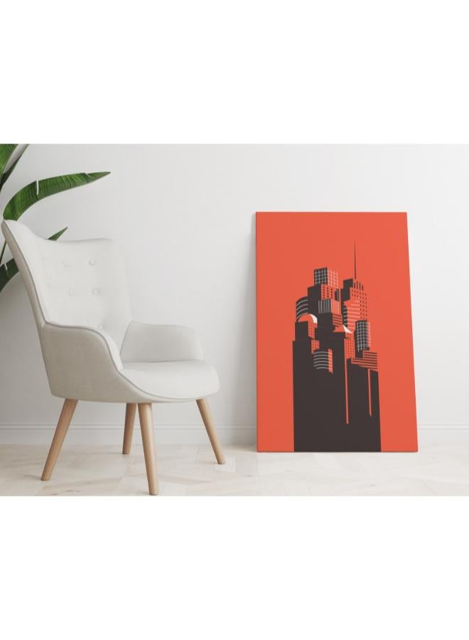 Home Gallery New York Skyline Art Print Illustration Printed Canvas wall art - Image 3