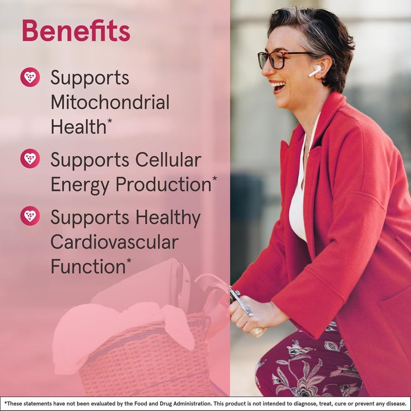 Jarrow Formulas CoQ10 200mg Softgels  60 Day Supply Ubiquinol Co Q 10 Supplement for Cardiovascular Health 60 Softgels - Image 4