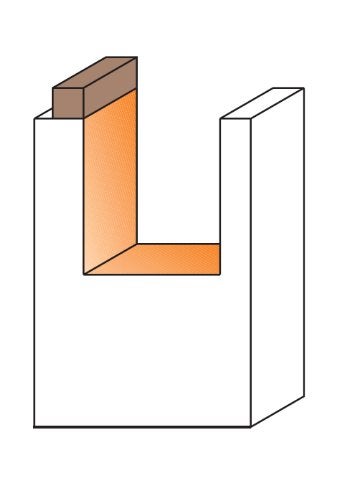 CMT ORANGE TOOLS CMT 812.690.11B Pattern Bit with Bearing, 1/2-Inch Shank, 3/4-Inch Diameter, Carbide-Tipped - Image 2