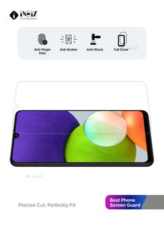 INEIX Tempered Glass Screen Protector For Samsung Galaxy A22 4G - Clear  - Image 2