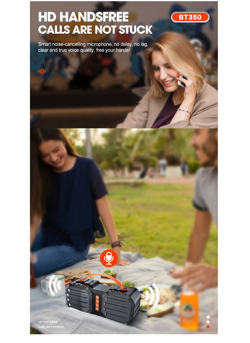 T-WOLF - Portable Bluetooth Speaker TWS Connection 8H Playtime and Multi-Mode Portable Speaker for Outdoors, Camping, Home, Party - Image 1