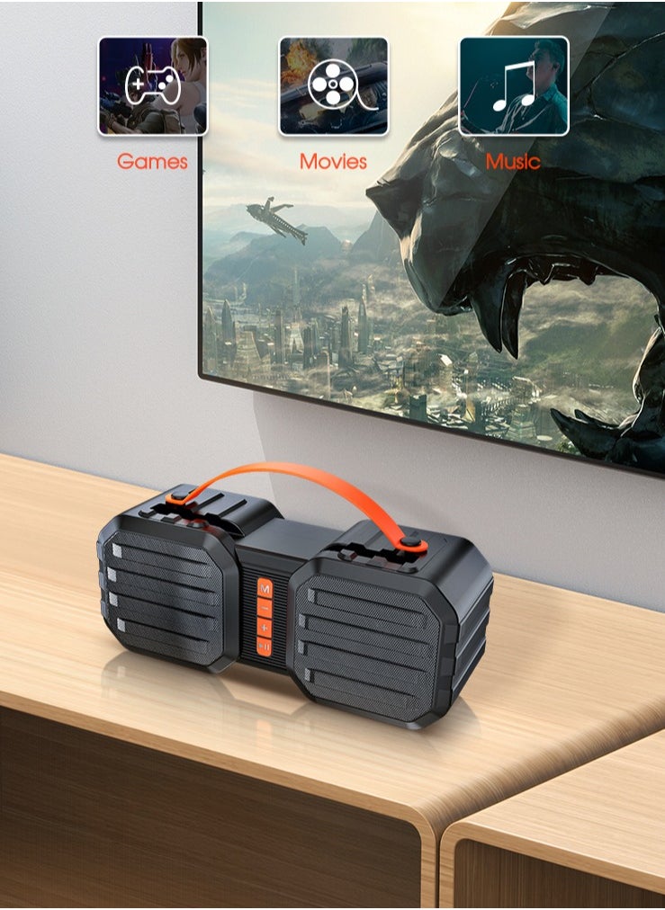 T-WOLF - Portable Bluetooth Speaker TWS Connection 8H Playtime and Multi-Mode Portable Speaker for Outdoors, Camping, Home, Party - Image 1