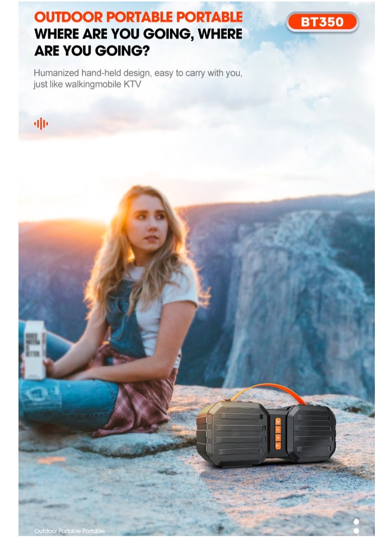 T-WOLF - Portable Bluetooth Speaker TWS Connection 8H Playtime and Multi-Mode Portable Speaker for Outdoors, Camping, Home, Party - Image 1
