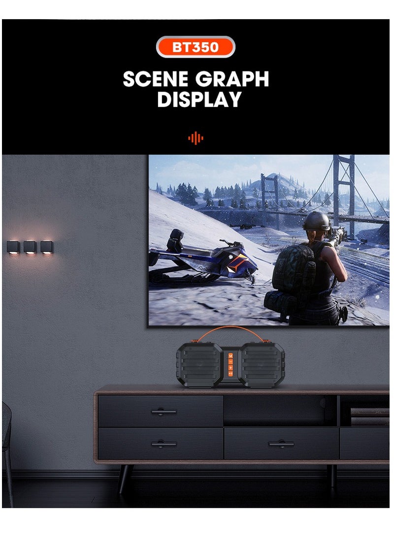T-WOLF - Portable Bluetooth Speaker TWS Connection 8H Playtime and Multi-Mode Portable Speaker for Outdoors, Camping, Home, Party - Image 1