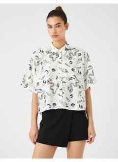 Cotton Short Sleeve Shirt Crop Viscose Printed Classic Collar Relaxed Cut - pzsku/Z7A7ACE67049EBB57C52FZ/45/_/1725829683/a8f3395e-ecf3-473f-b356-0eca6f0fdf06