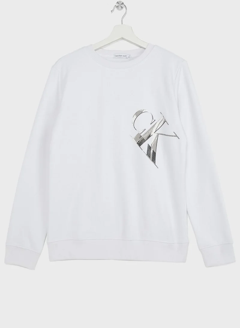 Calvin Klein Jeans Youth Crew Neck Sweatshirt