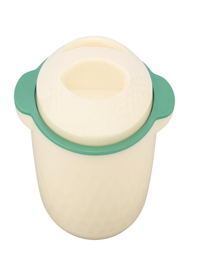 HelloKit Insulated Hot Pot Casserole, Double Wall Thermal Container with Stainless Steel Inner, Cream Green, 1500 ml Capacity for Kitchen and Dining - Image 1