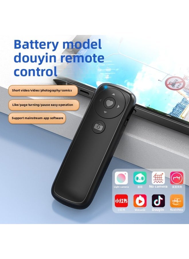 Multi-function Tremolo Remote Control No.7 Dry Battery Selfie Live Camera Brush Video Praises Bluetooth Remote Control-Color:7 Dry Cell-white S88 - Image 4