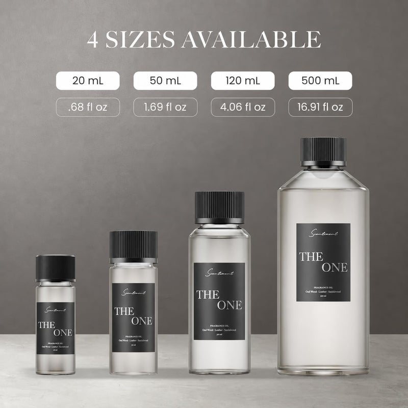 Scentiment Diffuser Oil - The One | Inspired by Hotel Miami Beach Lobby Scent | Aromatherapy Fragrance Oil | Notes of Cardamom, Leather, Lemon with Cinnamon & Sandalwood (50ml) - Image 5