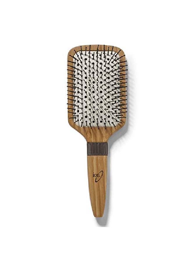 ION Bamboo Vented Paddle Cush Brush - Image 1
