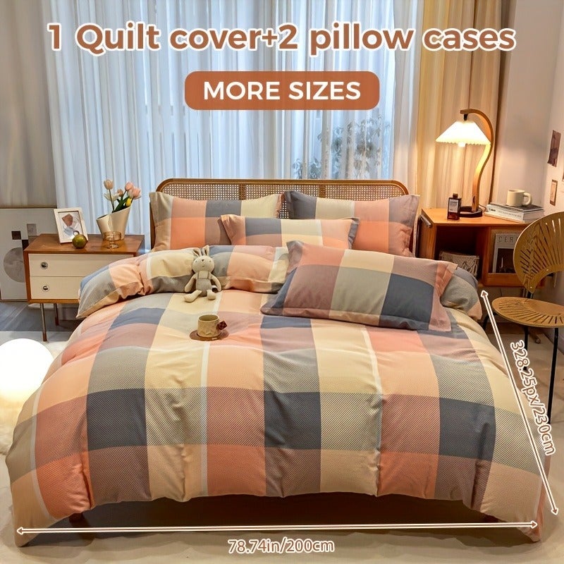 Ruffled Sheet 4pcs Set Bedding Chocolate-Colored Lace Kit Includes 1pc Fitted Sheet, 1pc Duvet Cover, 2pcs Pillowcases - Soft Skin-Friendly Washable Polyester Machine Washable No Comforter Or Pillow Inserts - Image 4
