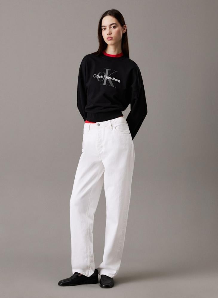 Calvin Klein Jeans Logo Pullover Sweatshirts  - Image 4