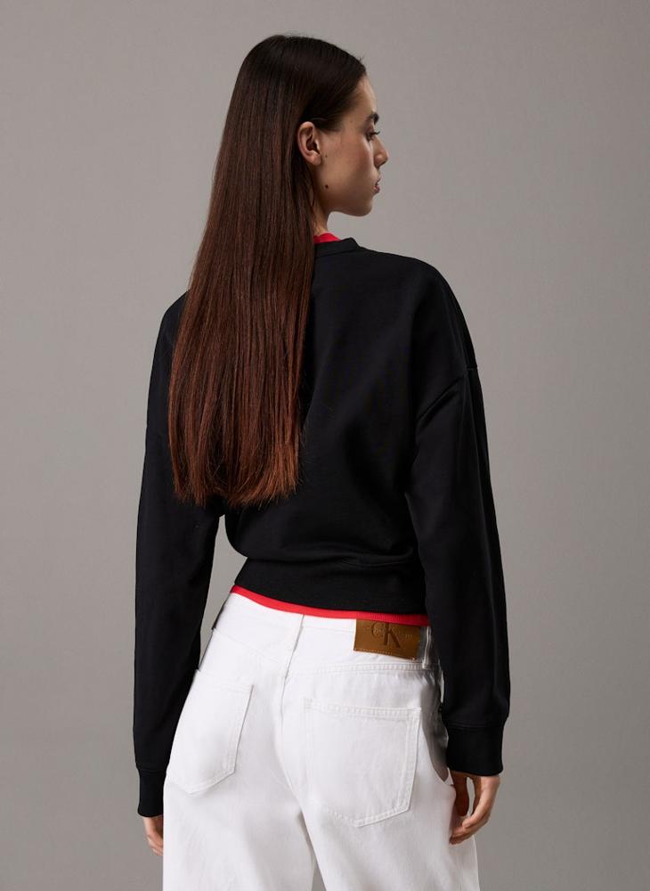 Calvin Klein Jeans Logo Pullover Sweatshirts  - Image 2