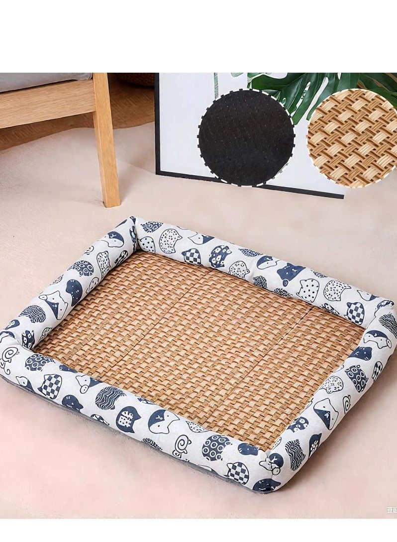 Dog beds, cat beds, summer MATS, dog beds, pet supplies, Teddy small and medium-sized dog mattresses, suitable for all seasons