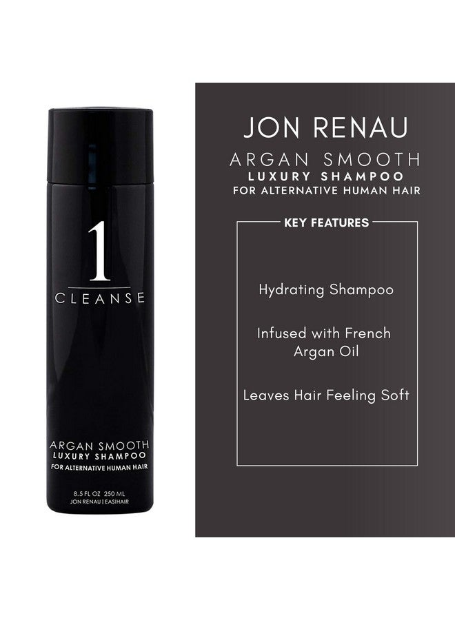 Jon Renau Argan Smooth Luxury Shampoo For Human Hair 8.5 Ounce - Image 4