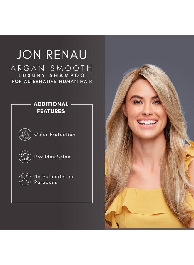 Jon Renau Argan Smooth Luxury Shampoo For Human Hair 8.5 Ounce - Image 5