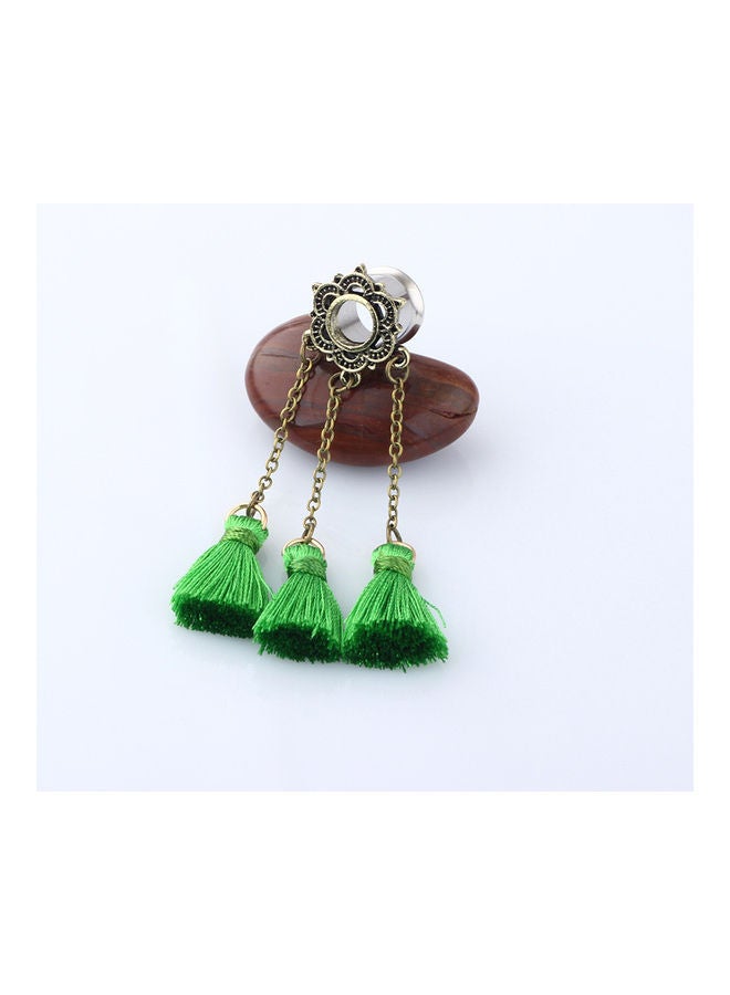 NIBEMINENT Tassel Stainless Steel Ear Plug Stretcher Expander - Image 5
