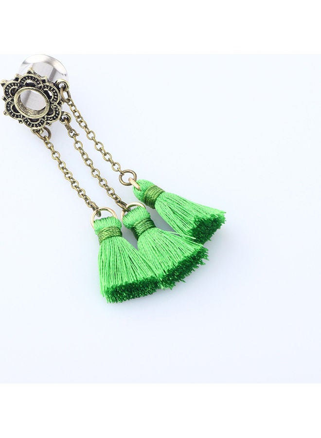 NIBEMINENT Tassel Stainless Steel Ear Plug Stretcher Expander - Image 3
