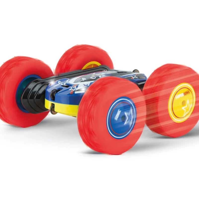 Carrera Turnator Sonic the Hedgehog Sonic vs Super Sonic Flipping RC Car (1:24, Red/Blue) - Image 2