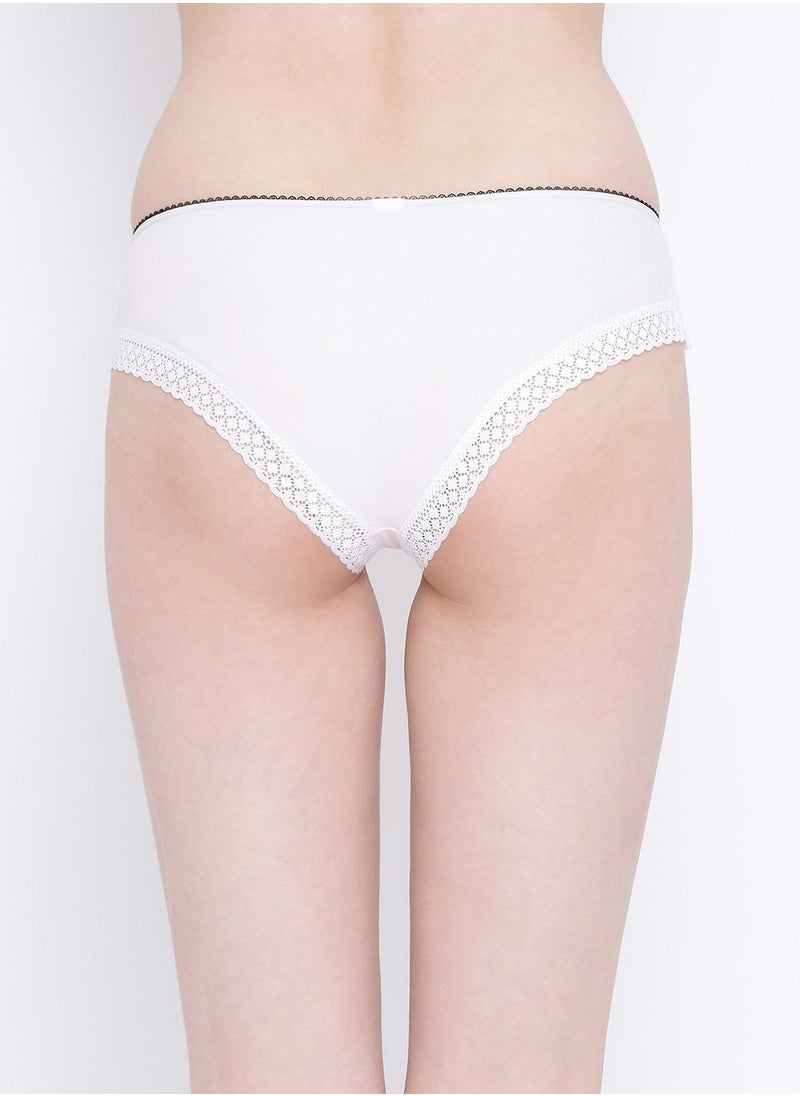 Clovia - Clovia Low Waist Bikini Panty in Light Pink - Image 1