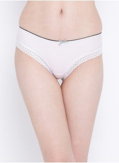 Clovia Low Waist Bikini Panty in Light Pink