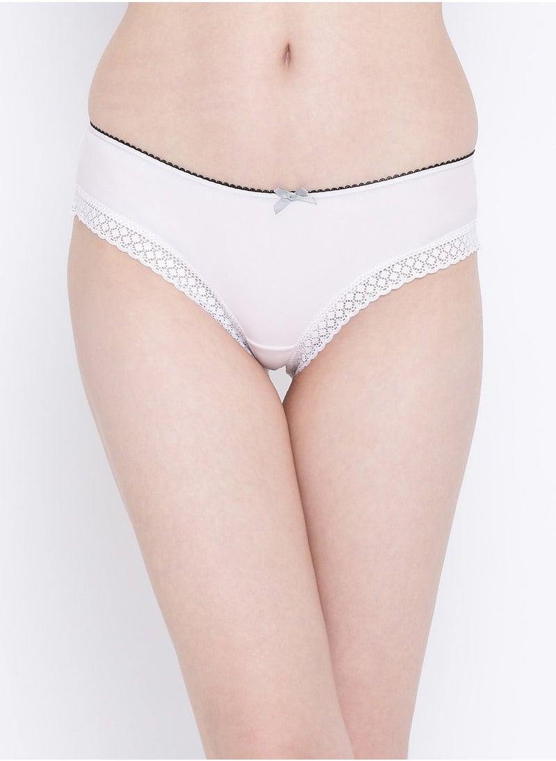 Clovia - Clovia Low Waist Bikini Panty in Light Pink - Image 1