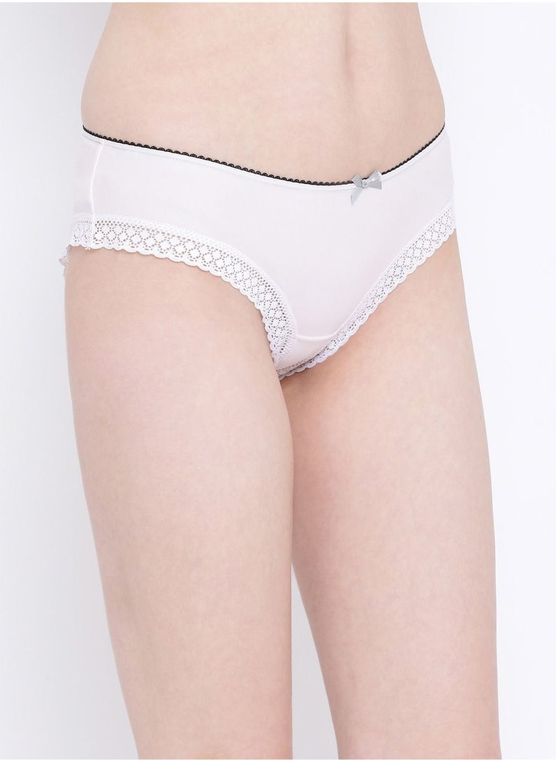 Clovia - Clovia Low Waist Bikini Panty in Light Pink - Image 1