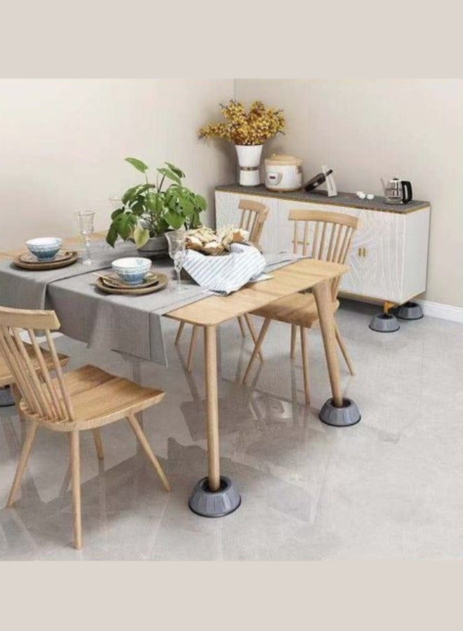 مجموعة من 4 وسادات دعم الغسالة المضادة للضوضاء ، وسادات مضادة للاهتزاز للغسالة والمجفف، وسادات مطاطية مضادة للانزلاق ومضادة للاهتزاز وتقليل الضوضاء لأقدام الغسالة. - Image 3