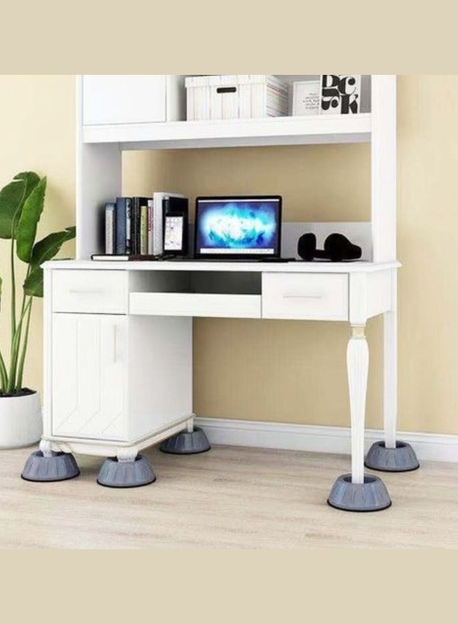 مجموعة من 4 وسادات دعم الغسالة المضادة للضوضاء ، وسادات مضادة للاهتزاز للغسالة والمجفف، وسادات مطاطية مضادة للانزلاق ومضادة للاهتزاز وتقليل الضوضاء لأقدام الغسالة. - Image 1