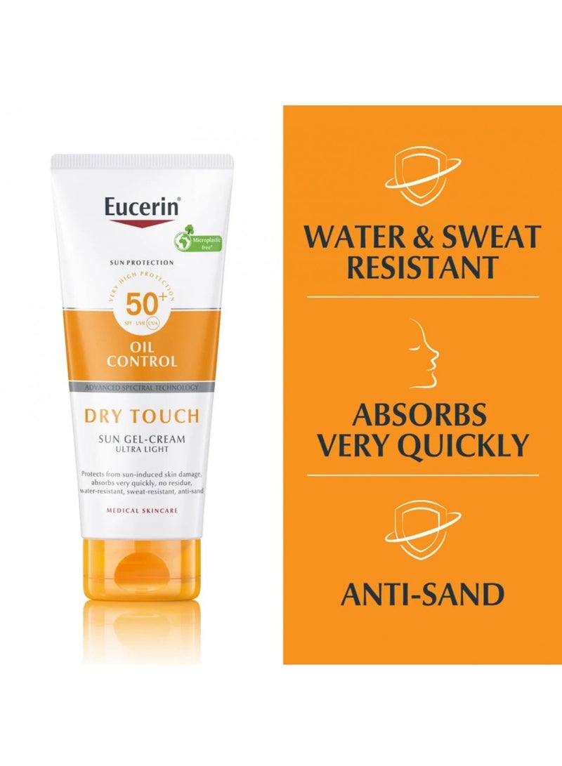 يوسيرين كريم جل يوسيرين للتحكم في الزيوت والحماية من الشمس بعامل حماية SPF50+، 200 مل - Image 1