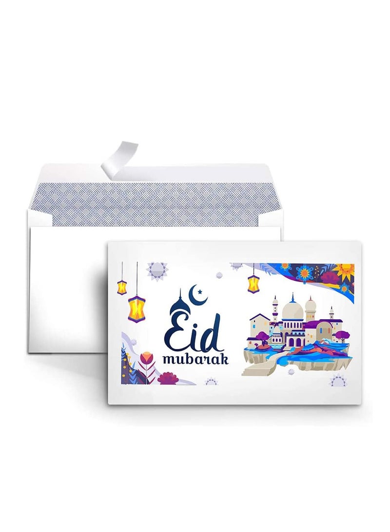 PRINTSHOP4ME Eid Mubarak Money Envelopes for Gifting kids - Eid Money Envelopes for Gifting - Eidi Mubarak Envelope for Kids - Eid Money pack -Eid al-Adha Gifting - Self-Seal Envelopes - Image 1