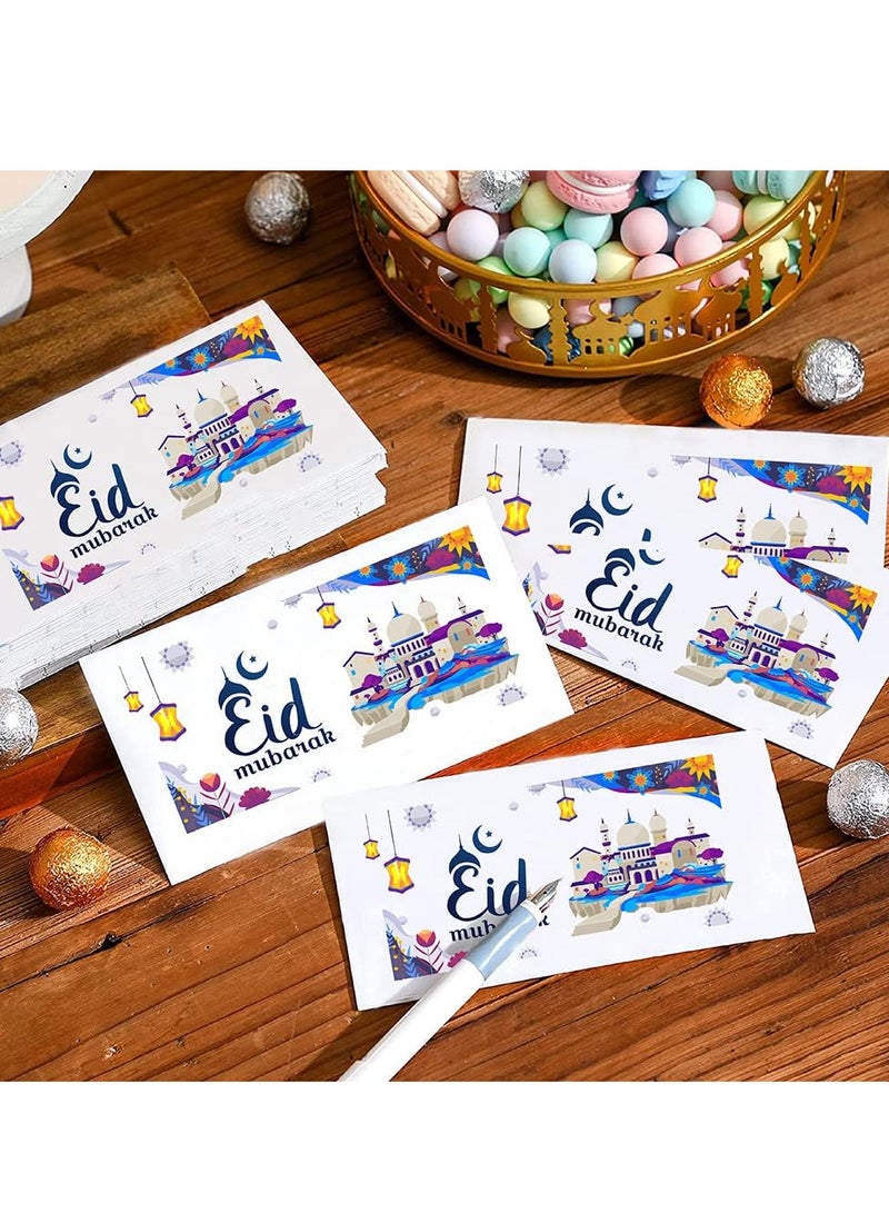 PRINTSHOP4ME Eid Mubarak Money Envelopes for Gifting kids - Eid Money Envelopes for Gifting - Eidi Mubarak Envelope for Kids - Eid Money pack -Eid al-Adha Gifting - Self-Seal Envelopes - Image 2