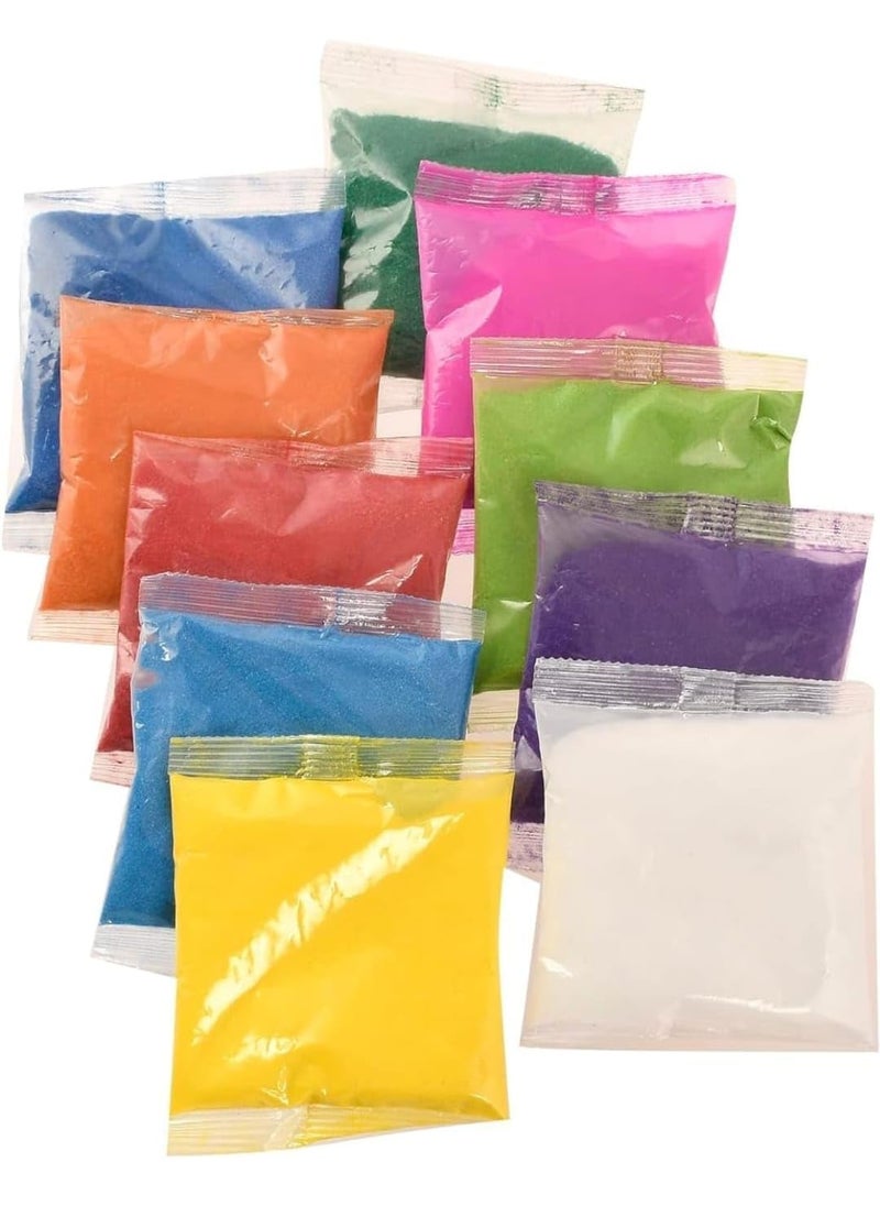 WAAOME WAAOME Pack of 20 Different Color Rangoli Color Powder Multi Colour for Floor Decoration Diwali DecorationA909  - Image 3
